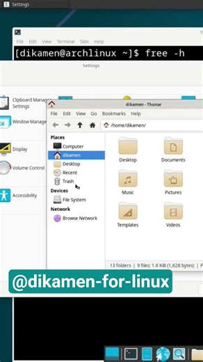 linux little ram usage #linux #ram #windows