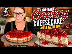🍒 The BEST No-Bake Cheesecake! Creamy, Easy & Bakery-Style. NO OVEN NO PROBLEM!