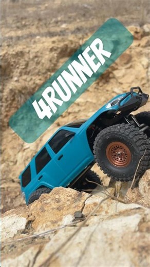 Digging the new 4Runner body #rccrawler #toyota #crawler #scx24 #custombuild #offroad #4runner