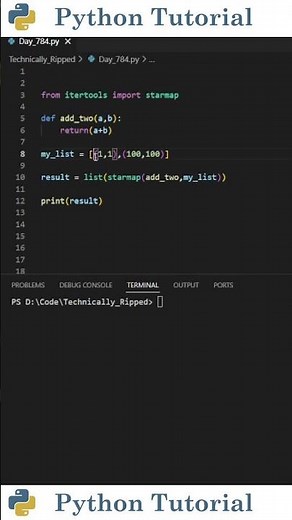 Apply Functions to Iterables With Starmap | Python Tutorial