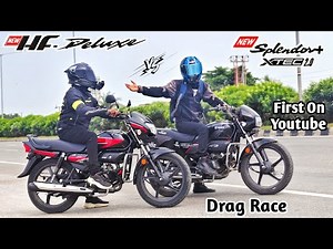 Hero HF Deluxe Pro Vs Hero Splendor Plus Xtec 2.0 | Drag Race | First On Youtube 💪🏻