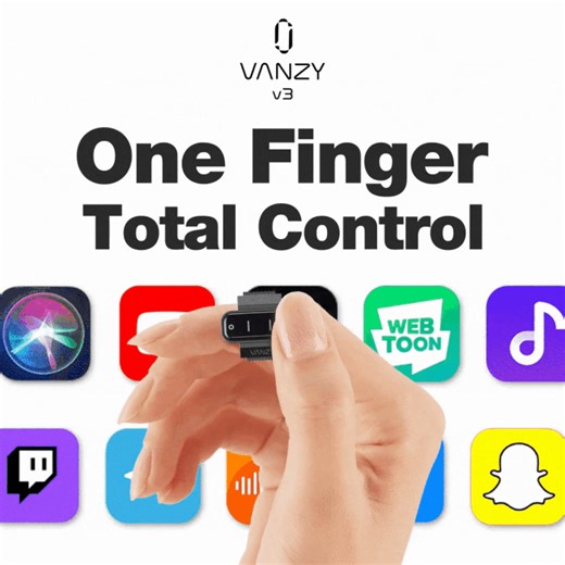 Juggling a remote, keyboard, and phone like it’s a circus act? . With VANZY 3.0, one flick does it all. Skip the chaos and control everything, everywhere. It’s like magic, but real (and actually useful). | Top Kickstarter Projects
