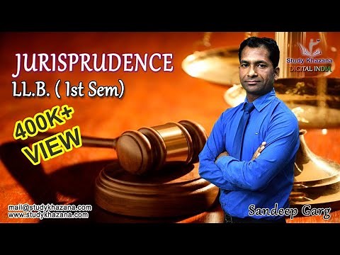 LLB Semester 1- Jurisprudence Online Courses in India | Study Khazana
