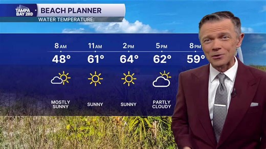 Tampa Bay 28 weather Jan 30, 2026