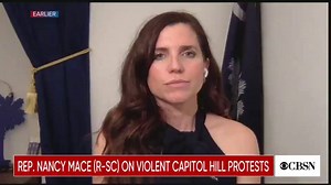 GOP Rep. Nancy Mace was sworn in to Congress just this week. She tells CBSN she has already received violent threats because she wasn't going to object to the election results: "It didn't matter what I said. Millions of people have been misled." https://cbsn.ws/3bgrtdd | CBS News