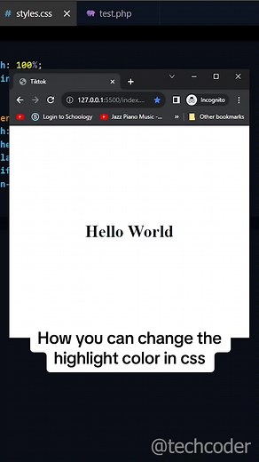 TechCoder (@techcodes)’s video of Colored Highlights