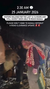 What is happening here? 🤔 Video Source- X ( delhi, dilli, delhi NCR, first snowfall of Mussoorie, landour, Manali, snowfall, trending, latest, relatable, tweet, viral, 2026, fun, Mussoorie, snowfall ) #explorepage #mussoorie #viralreels #explore #snowfall | Whats Hot Delhi