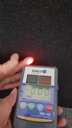 anti static test. cross-linked polyethylene foam AS test.