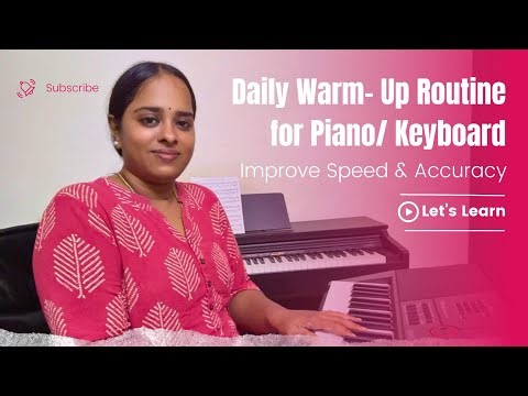 How to Play Keyboard in Tamil | Part-2 | Warmup Exercises | Basic Keyboard Lessons in Tamil