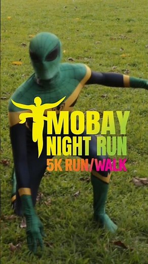 Anansi-Man at Montego Bay Night Run 5K Run/Walk. #jamaica #anansiman