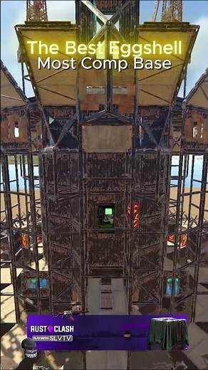 The Best Eggshell Base Design In Rust #rustbase #rust #rustgame #gaming #rustconsole #rustbasedesign