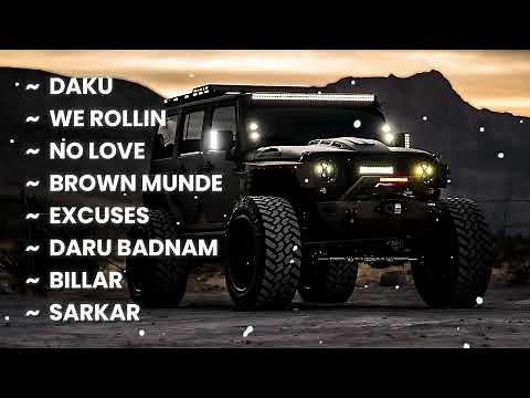 Non Stop Gangster songs | #daku #werollin #nolove #brownmunde #excuse #shubh #viral #lofisongs