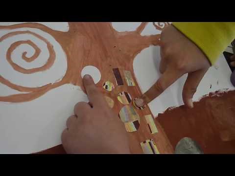 "L' albero della vita" di Klimt - Laboratorio di pittura per bambini