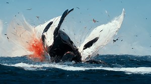 Humpback whales and their killer whale nemesis