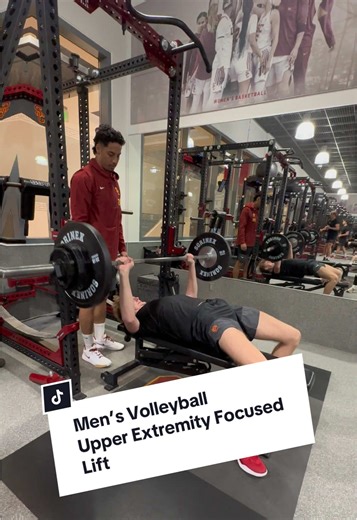 Upper Extremity Focused Lift for Men's Volleyball Training