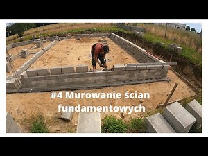 4 Murowanie ścian fundamentowych / Przepis na zaprawę do murowania