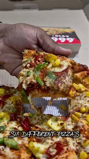 Big Big 6 in 1 Cheese Burst Pizza 🍕 | Best Domino’s Combo Ever #pizza #dominos #trending