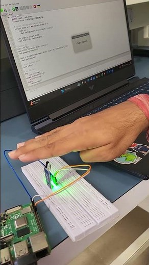 counting using ir sensor, raspberry pi board, python tkinter gui