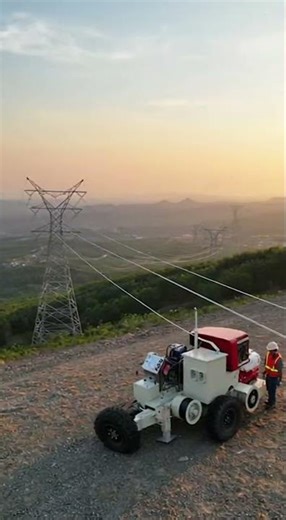 30kN Hydraulic Puller: OHTL Stringing Power & Precision REVEALED!