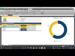 Dynamic Construction Punch Lists in Ms. Excel