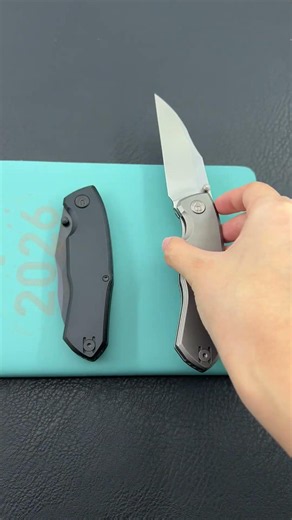 KB KNIVES KB459 Mantra Folding Knife Titanium Handle 3.27'' M390