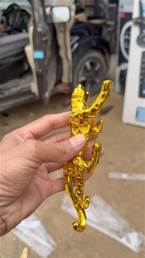 Car deshbord tiger 🐅 installation in scorpio classic #scorpio #modificition #caraccessories #shorts