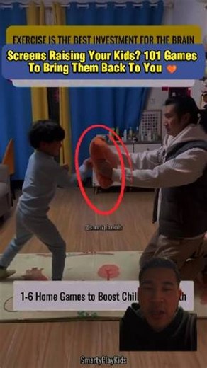 Myokinetix® Physical Therapy on Instagram: "Hitting parents with this post-holiday wake-up call — “time to put down the phones and turn off the TV!” 📵🧡 Reel shows joyful parent-child games using simple props (string, balls, everyday items) that spark movement, laughs, and real bonding. What makes this hit: • Zero fancy gear • Big wins for motor skills + creativity • Real connection passive screen time The caption nails it — 101 easy, screen-free activities that help families reconnect and play