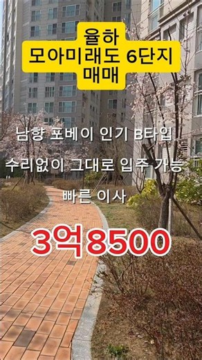 [율하 모아미래도6단지 B타입 급매 3억8500 포베이 남향 그대로 입주가능한 집#율하아파트매매#율하모아미래도#김해부동산#김해부동산경매#모아미래도6단지경매]