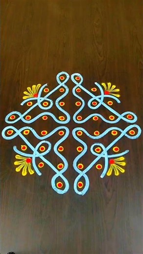 Easy Kolam For Beginners ‪@RoopaRangoli‬ #shorts #rangoli #kolam #muggulu #padikolam #kolangal
