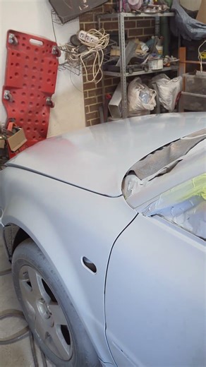 Volkswagen Passat B5 загрунтован, подготовка к покраске