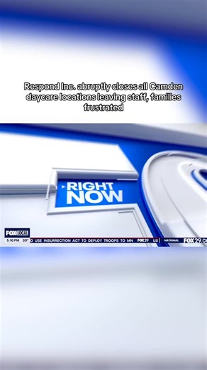 Former employees and families are voicing frustration after Respond Inc. Child Development abruptly closed all of its daycare centers in Camden, leaving many without jobs or childcare and little explanation. | FOX 29