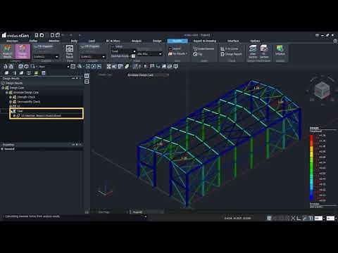 [midas nGen Tutorial] Steel Plant Structure_Design 04. Ultimate Limit States (ULS)
