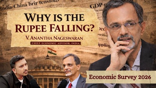 Global Chaos, Falling Rupee India’s Economy| Economic Survey 2026| India’s Chief Economic Advisor | Think School ®