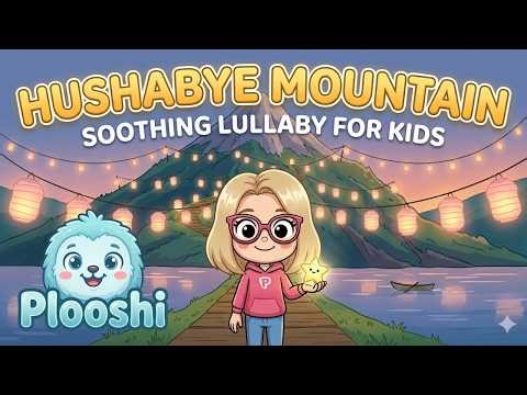 Hushabye Mountain 🌙 | Soothing Lullaby for Kids | Plooshi