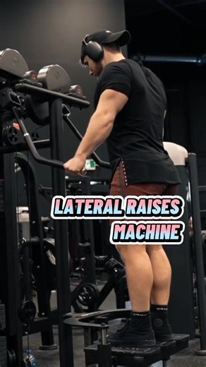 [Lateral raises machine] #muscu #musculation #workout #raises #push #shoulder #standingwork #machine