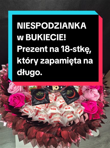 „To nie będzie zwykły bukiet! Zobacz, jak zamieniam Raffaello, mydlane róże i... prezerwatywy w najbardziej wyjątkowy prezent na 18-tkę! 🔥 Zobacz efekt końcowy – bukiet, o którym będzie głośno! Połączenie zabawy, elegancji i sprytnej podpowiedzi. Idealny na wkroczenie w dorosłość. Co myślicie? 💥 #18stka #prezentna18 #doroslosc #zaskakujacyprezent #bukietjadalny