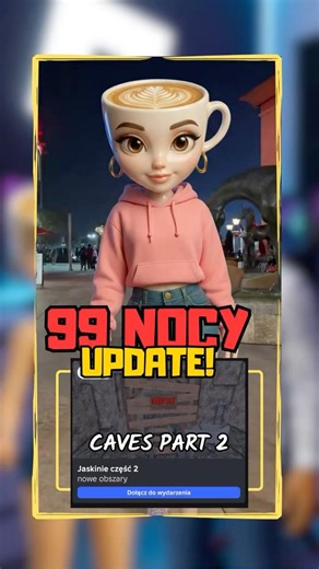 Wszystko co nowe w aktualizacji "Jaskinie część 2" w 99 NOCY W LESIE #roblox