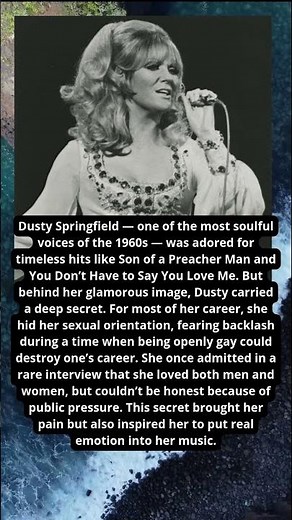 💔 DUSTY SPRINGFIELD’S HIDDEN SECRET REVEALED 😱