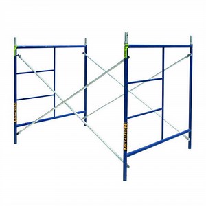 Reviews for MetalTech Saferstack Scaffold Section, 1-Story Scaffolding Frame Set with Galvanized Cross Braces, 5 ft. W x 7 ft. D x 5 ft. H | Pg 1 - The Home Depot