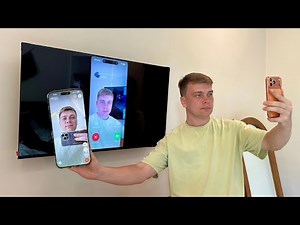 Smart View to tv Samsung Cristal FaceTime Video iPhone 17 pro max incoming Call