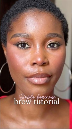 Easy 4-step brow routine #browtutorial #beginnermakeup #eyebrowtutorial