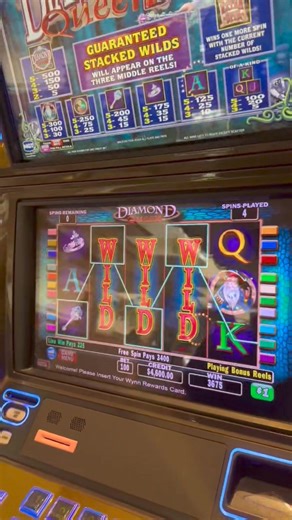 5.2K views · 32 reactions | $100/Spin Diamond Queen #casinos #jackpots #slots #vegas #lasvegas #wynn #mgmgrand #bellagio #arianagrande | D Lucky Experience in Las Vegas | Facebook