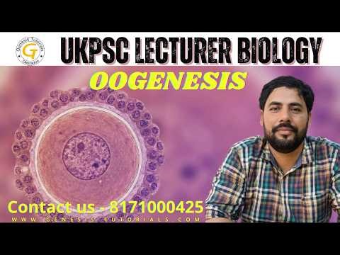 Reproductive Biology | Oogenesis | UKPSC LECTURER BIOLOGY 2026 | BIOLOGY LECTURE SERIES |