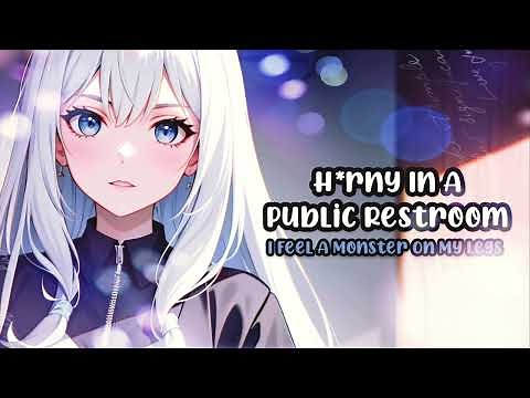 Fun in the public bathroom (Spicy, F4M, ASMR)