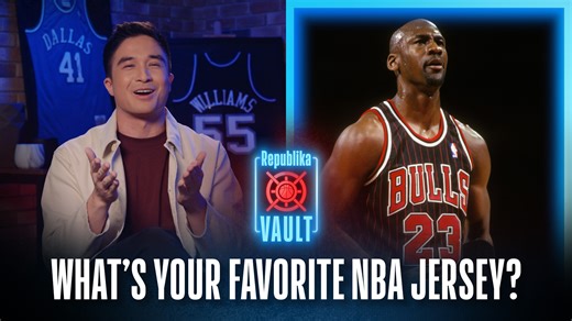 As we celebrate #NBAJerseyDay, Vince Velasco opens the #RepublikaVault to revisit some of the most iconic jerseys in NBA history 👀 Which jersey you reppin’ today? 👇 Celebrate NBA Jersey Day and avail of a 30% discount for authentic Nike and Jordan NBA jerseys across the NBA Store Philippines in SM Megamall, SM Mall of Asia, and https://nbastore.com.ph/ #RepublikaNgNBA | NBA Philippines