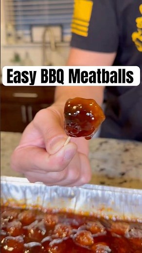 Easy BBQ Meatballs