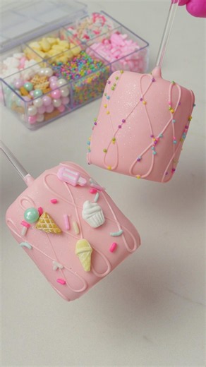 🍦✨🧁💕#chocolatecovered #treats #dessert #marshmallow #icecream