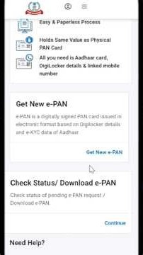 Instant pan card apply online 2026 | Pan Card 2.0 apply Online