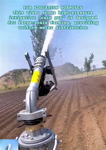 Irrigation Rain Gun in Action #shorts #Agriculture #FarmingTech #IrrigationSystem #Farming #RainGun