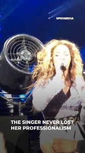 Beyoncé had a major mishap while trying to showcase her beautiful hair in the wind, without realizing that her big curls got tangled in one of the blades, causing her to go through a complicated moment... | Celebrities